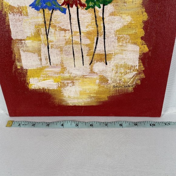 Original Acrylic on Canvas Board “Soul Sisters” Camlica 3 of 3, BFF, girlfriends - Picture 6 of 7